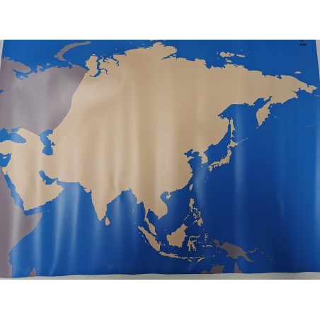 OUTLET - Azja - 50 x 65 cm - mapa konturowa, granica geograficzna