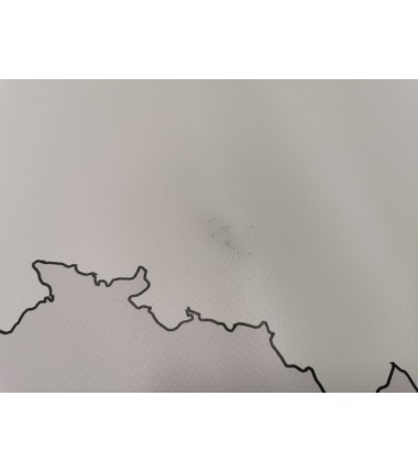 OUTLET - Mapa Polski - 50 x 65 cm - mapa konturowa, tło