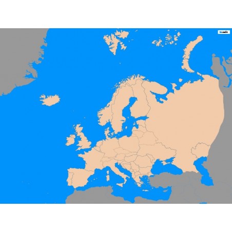 Europa - 200 x 135 cm - mapa polityczna